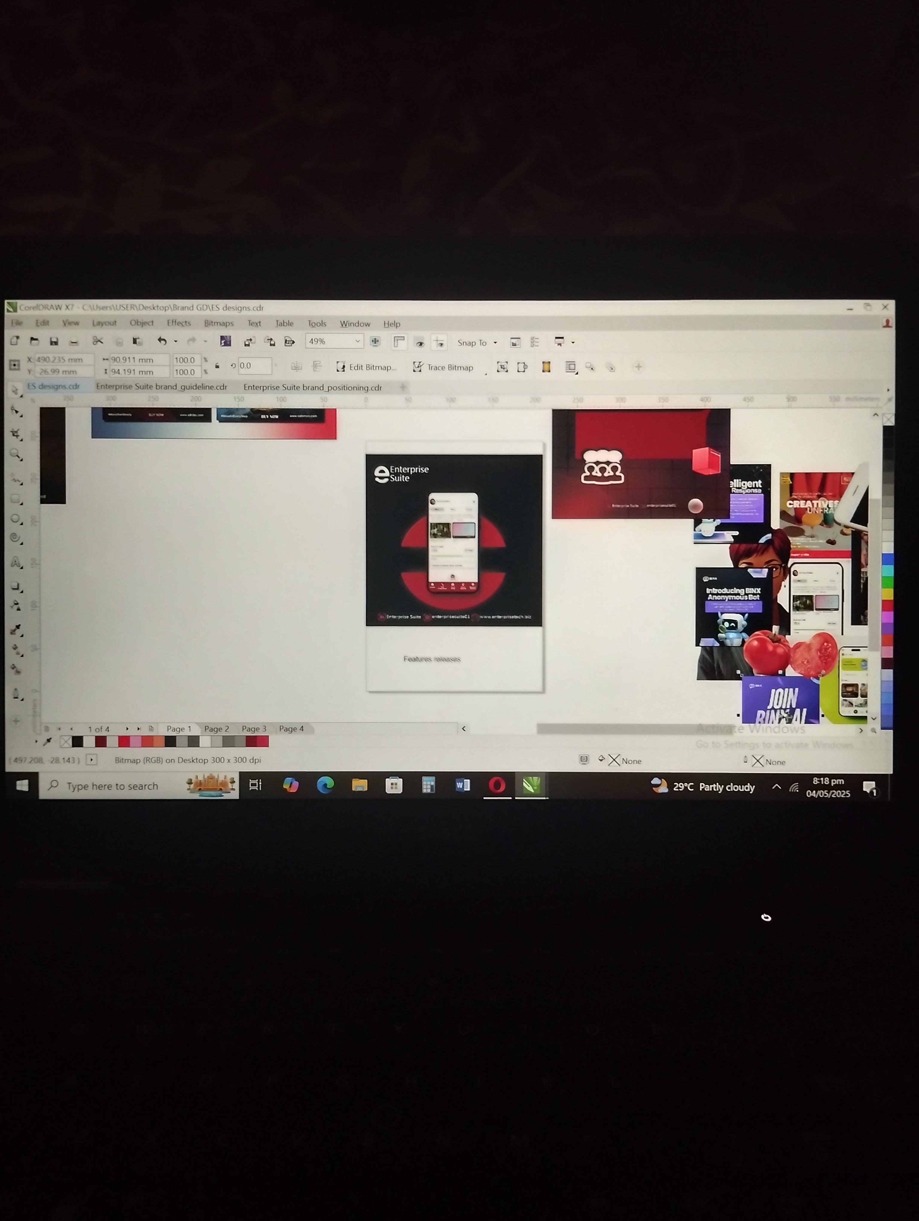 CorelDraw design